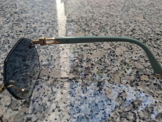 Gafas Cartier Doradas y Azules