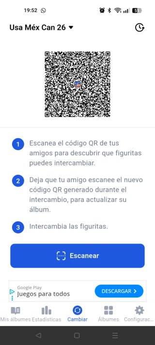 Cambio Cromos Panini Mundial 2022(QR APP 6 foto)