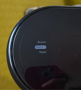 Radio Despertador Digital Negro