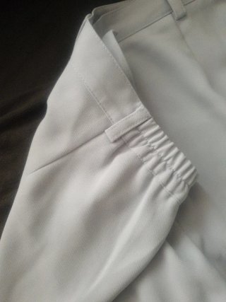 Pantalón gris de vestir mujer
