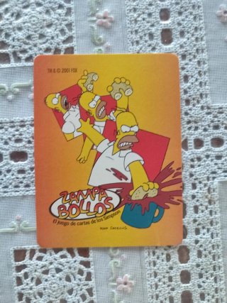 Juego de cartas The Simpsons: Zampa Bollos