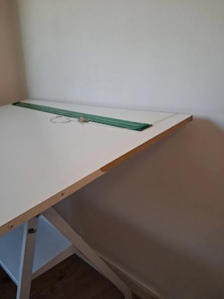 Mesa de arquitectura,de dibujo para planos estudio