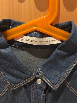 Camisa vaquera Stradivarius Talla S