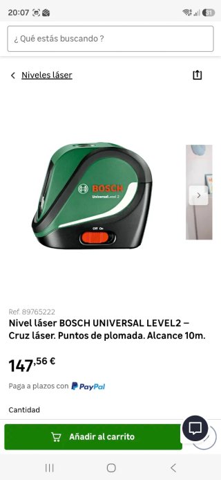 Nivel Láser Bosch UniversalLevel 2
