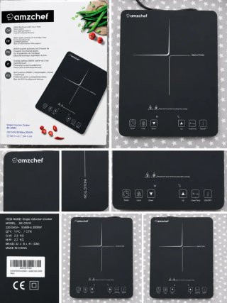 Placa Inducción AMZCHEF 2000W SK-CB16