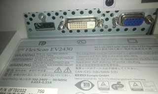 Monitor 24" LED IPS Eizo Flexscan EV2430