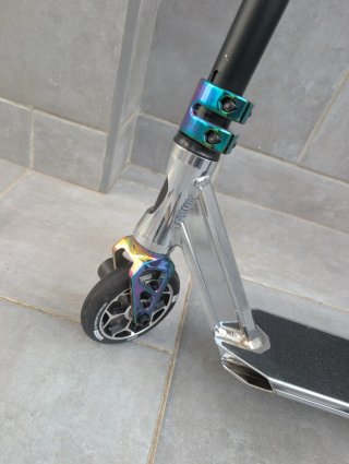 Patinete Freestyle Plata y Negro