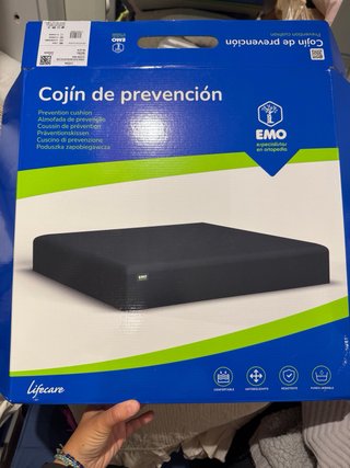 Cojín Antiescaras Lifecare Negro/Gris