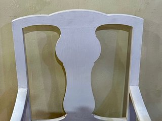 Sillón Antiguo Madera y Cuero Verde