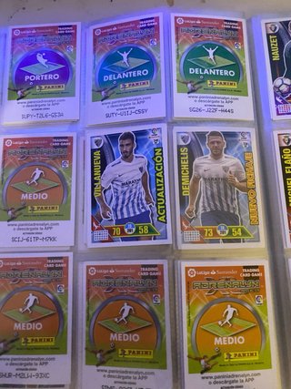 Cromos de fútbol