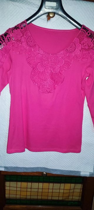 T-shirt donna manica 3/4 tg S rosa Corallo