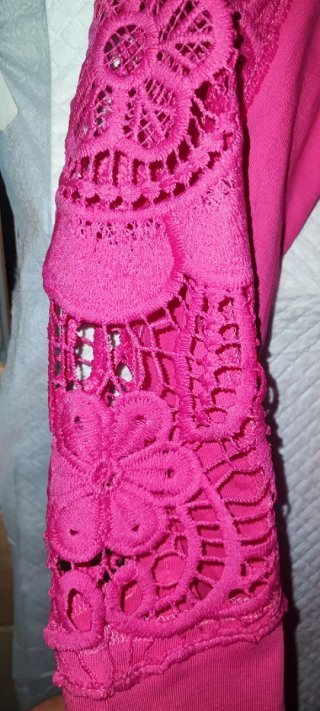 T-shirt donna manica 3/4 tg S rosa Corallo