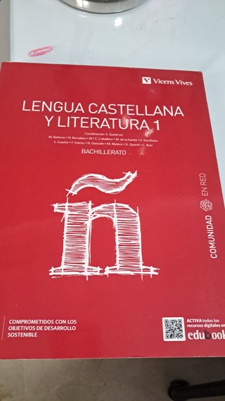 Libro Lengua Castellana 1 Bachillerato