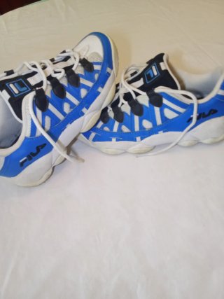 Zapatos Fila Niños Azul Blanco