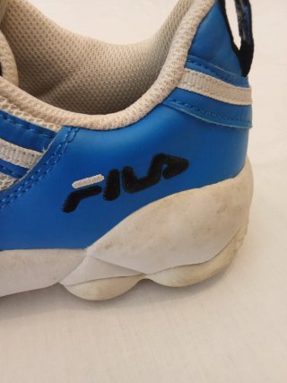 Zapatos Fila Niños Azul Blanco