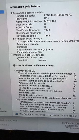 MacBook Air 2019 Gris Espacial