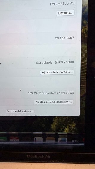 MacBook Air 2019 Gris Espacial