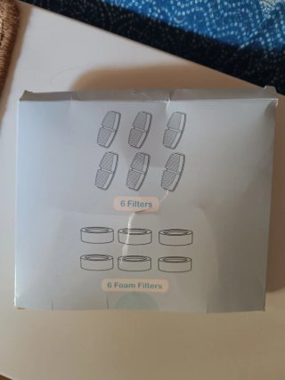 Filtros y esponjas para fuente de gato
