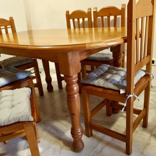 Mesa Provenzal comedor y 6 Sillas