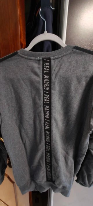 Sudadera Adidas Real Madrid Talla S Gris
