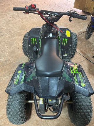 Quad Infantil 110cc Negro y Verde