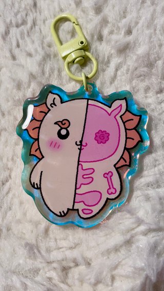 LLaveros Chiikawa huesos (holografico)