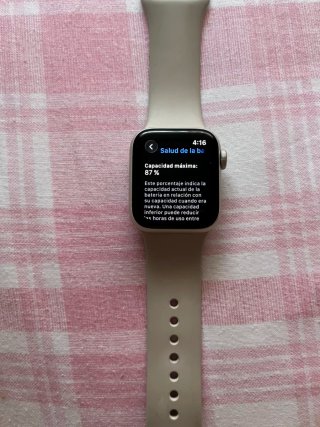 Apple Watch Beige/Plata