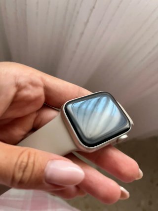 Apple Watch Beige/Plata