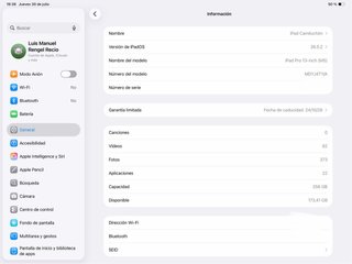 Ipad Pro 13 M5 256GB Wi-fi