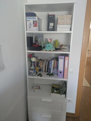 Librería BRIMNES Ikea Blanca