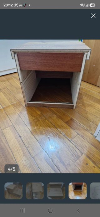 Peldaños/escalera de madera natural