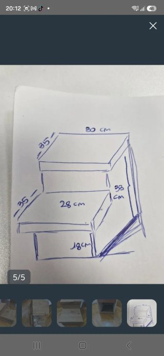 Peldaños/escalera de madera natural