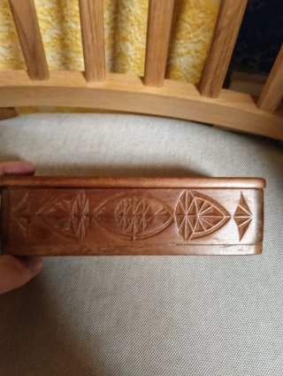 Cajas de madera tallada