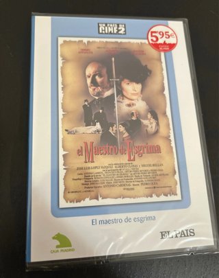 DVD película El Maestro de Esgrima