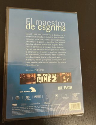DVD película El Maestro de Esgrima