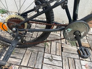 Bicicleta Infantil B'TWIN Negra y Verde 9-12 años