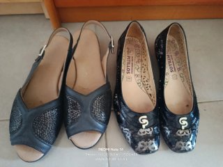 Zapatos Pitillos Mujer num38,5 Negros regalo otros
