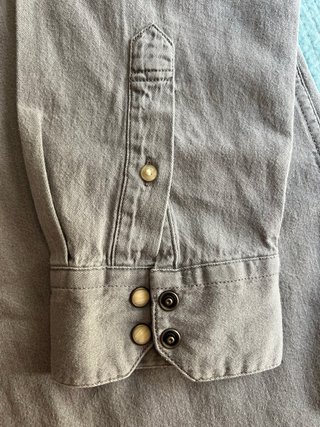 Camisa vaquera JACK & JONES manga larga gris XXL
