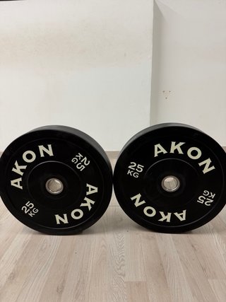 Discos Olímpicos Bumpers AKON 25kg