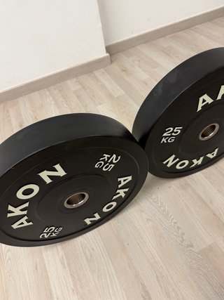 Discos Olímpicos Bumpers AKON 25kg