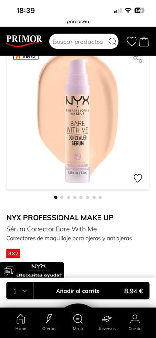 Maquillaje NYX