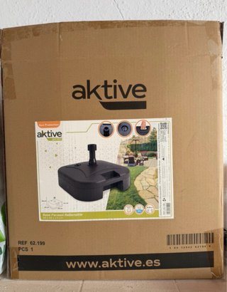 Base para sombrilla rellenable Aktive