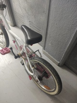 Bicicleta infantil rosa