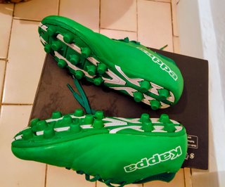 Botas Fútbol Kappa Talla 36 Niño Verde