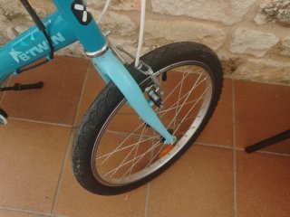 Bicicleta Infantil B'Twin Original 20 Turquesa