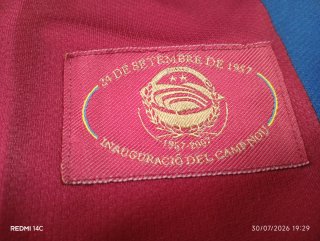 Camiseta de fútbol del FC Barcelona original