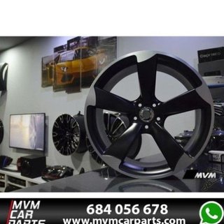 Llantas 20" audi Rotor Negra mate AU040