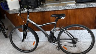 Bicicleta BTWIN gris