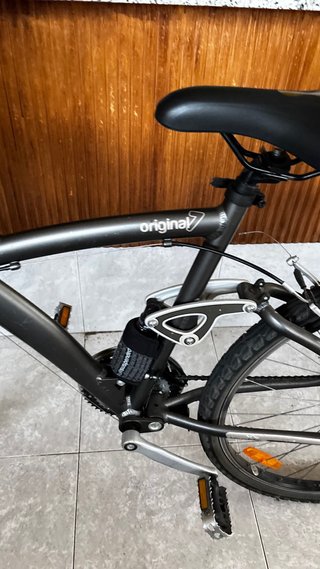 Bicicleta BTWIN gris