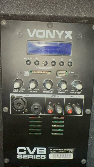 Vonyx CVB-212 Altavoz Profesional